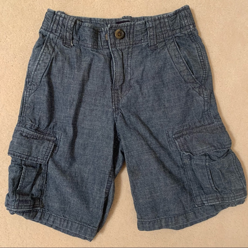 * $6 with $15+ bundle *  Gap chambray cargo shorts